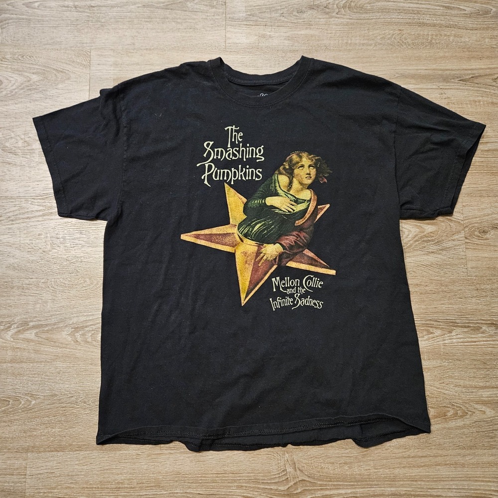 The Smashing Pumpkins Mellon Collie Infinite Sadness T-Shirt Black 2XL Band Tee